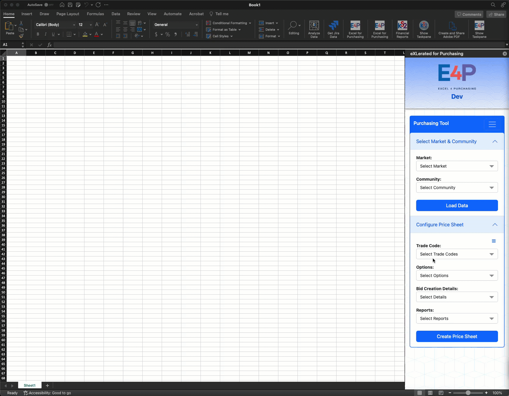 Excel4Purchasing artwork